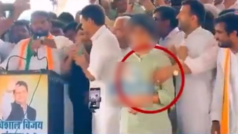 Haryana: Woman Leader Allegedly Molested on Stage in Presence of Deepender Singh Hooda During Congress Event, Kumari Selja Confirms Incident, Says ‘She Was Groped’ (Watch Video)