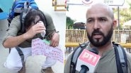 &lsquo;To See How Democracy Has Been Killed Here&hellip;&rsquo;: Kargil Man Shaves Off His Head in Front of Bawana Police Station After Climate Activist Sonam Wangchuk Detained in Delhi (Watch Video)