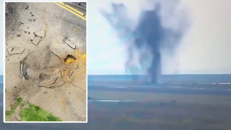 World War II-Era 'Anti-Kamikaze' Bomb Explodes At Japan’s Miyazaki Airport, Over 80 Flights Cancelled (Watch Video)