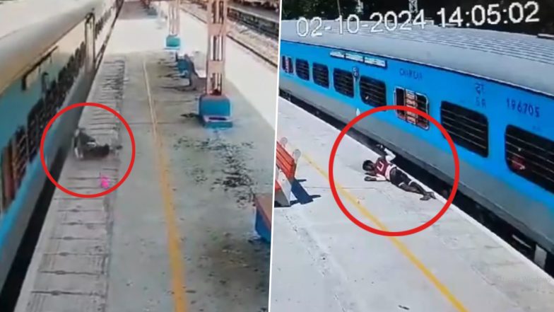 Chennai: Man Sitting on Vaigai Express Footboard Gets Caught Between Train and Platform, Dies; Shocking Video Surfaces