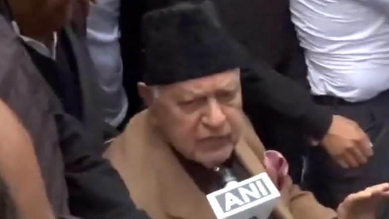 ‘Omar Abdullah Will Become CM’, Says Farooq Abdullah as Congress-NC Alliance Marches to Victory in Jammu and Kashmir (Watch Video)