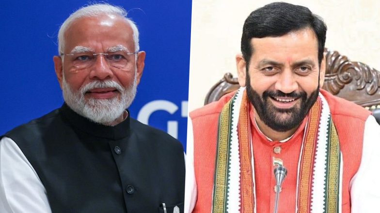 Haryana Assembly Election Result 2024: PM Narendra Modi Dials Nayab Singh Saini, Congratulates Him on Poll Victory (Watch Video)