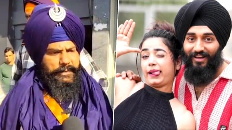 Kulhad Pizza Couple in Trouble Again: Nihang Singhs Visit Gurpreet Kaur, Sehaj Arora’s Shop Over Viral MMS Video; Nihang Man Singh Says 'Stop Wearing Turban or Don't Make Videos for Social Media'