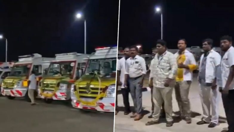 Air Mishap Averted: Air India Express Trichy-Sharjah IX613 Flight Lands Safely at Tiruchirappalli Airport After Facing Technical Glitch Mid-Air (Watch Video)