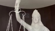 &lsquo;Law Is Not Blind&rsquo;: Lady Justice in Supreme Court Library Now Holds Copy of Indian Constitution, Instead of a Sword With Open Eyes