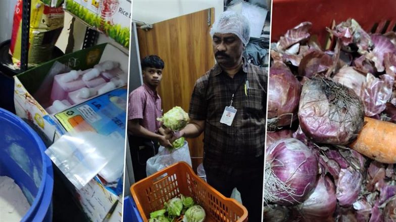 Cockroaches in Storage Area, Atta Infested With Black Beetles: Inspection Reveals Unhygienic Conditions at 'Chutneys' in Hyderabad's Sarath City Mall (See Pics)