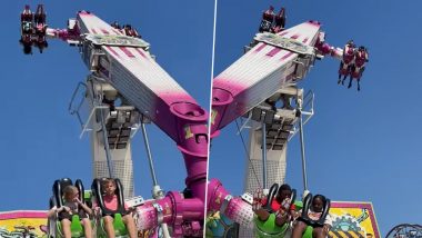 Arkansas: People Left Hanging Upside Down for 15 Minutes After Carnival Ride Malfunctions at US Amusement Park, Video Surfaces