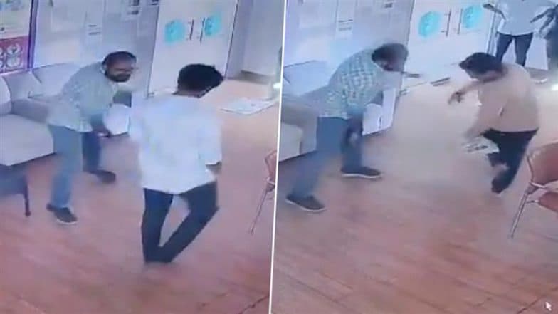 Tirunelveli: NEET Coaching Centre Owner Brutally Thrashes Boys, Throws Footwear at Girl Students; Booked After Videos Surface