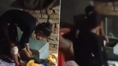 Odisha Girl Locks Boyfriend Inside Trunk Box, Pleads Family Not to Harm Boy After Getting Caught; Viral Video Surfaces