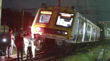 Mumbai Local Train Update: Last Coach of CSMT-Bound Suburban Train Derails at Kalyan, No Injuries Reported (See Pics)