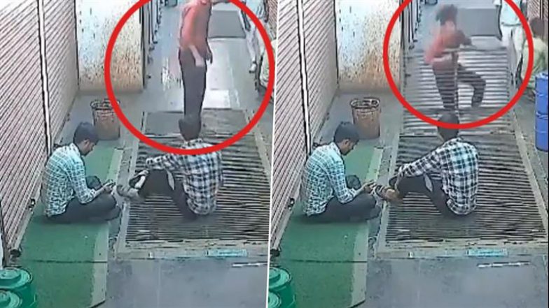 Reels Experiment Turns Fatal: Man Falls From Third Floor While Making Social Media Reel in Agra, Disturbing Video Surfaces