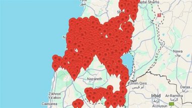 Earthquake Hits Israel After Israeli Forces Attacked Iran? Reports Say Over 500 Sirens Activated Across Northern Israel Due To Quake Triggered by Controlled Explosion of Ammunition in Lebanon