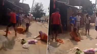 Digital Rape in Lucknow: Man Dressed as Sadhu Brutally Thrashed After Sexually Assaulting Minor Girl in UP, Arrested (Watch Video)