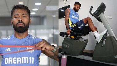 Hardik Pandya Shares Glimpses of His Latest Gym Session Ahead of IND vs BAN 2nd T20I 2024 (See Pics)