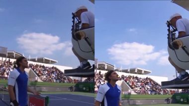 Stefanos Tsitsipas Questions Umpire Fergus Murray’s ‘Biasness’ During Shanghai Masters 2024 Match Against Daniil Medvedev (Watch Video)