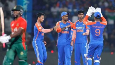 India Defeat Bangladesh by 86 Runs in IND vs BAN 2nd T20I 2024, Nitish Kumar Reddy, Rinku Singh and Bowlers Help Hosts Take 2-0 Lead in Three-Match Series