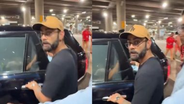 Virat Kohli’s Reaction Goes Viral After Random Fan Asks Him ‘BGT Mein Aag Lagani Hain’ (Watch Video)