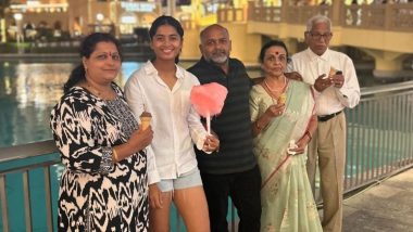 Shreyanka Patil Enjoys Family Time in Dubai Ahead of IND-W vs AUS-W ICC Women’s T20 World Cup 2024 Match (See Pics)