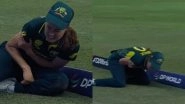 Tayla Vlaeminck Injures Shoulder While Trying To Save Boundary During AUS-W vs PAK-W ICC Women&rsquo;s T20 World Cup 2024 Match (Watch Video)