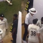 Virat Kohli Shares Fun Moment With Tim Southee on the Sidelines of IND vs NZ 2nd Test 2024 (Watch Video)