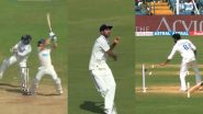 Ravindra Jadeja Deflects Ball Towards Stumps To Run-Out William ORourke With Brilliant Presence of Mind During IND vs NZ 2nd Test 2024 (Watch Video)