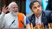 Prime Minister Narendra Modi Congratulates Arjun Erigaisi for Crossing 2800-Point Mark in Live Chess Ratings, Says ‘This Is a Phenomenal Feat’ (See Post)