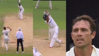 Rohit Sharma Wicket Video: Tim Southee Castles Indian Captain With a Brilliant Inswinger During IND vs NZ 1st Test 2024