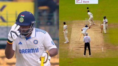 Sarfaraz Khan Turns Furious at Rishabh Pant After Left-Handed Batter Survives Ugly Run-Out Due to Miscommunication Between Wickets During IND vs NZ 1st Test 2024 (Watch Video)