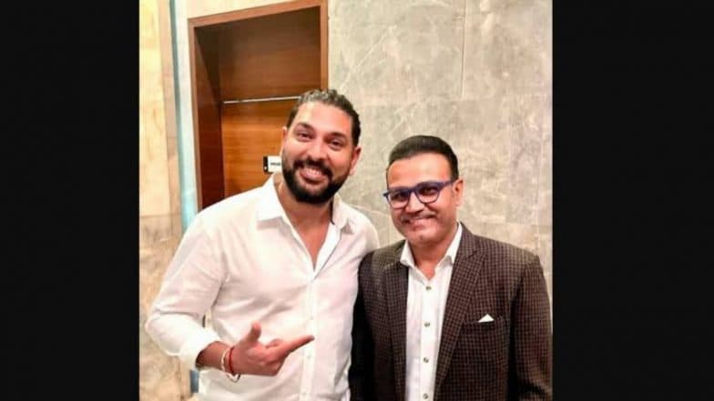 Yuvraj Singh Shares Special Video Message for ‘Nawab Sahab’ Virender Sehwag on His 47th Birthday (See Post)