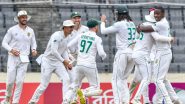 South Africa Defeat Bangladesh by Seven Wickets in BAN vs SA 1st Test 2024; Kagiso Rabada, Kyle Verreynne Shine As Proteas Gain 1–0 Lead in Two-Match Series