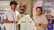 Rachin Ravindra Receives Sachin Tendulkar’s Test Jersey by Blades of Glory Cricket Museum Founder Rohan Pate, Shares Pic on Instagram