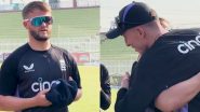 Zak Crawley Receives Special Cap From Ben Duckett on Completing 50 Test Matches Ahead of PAK vs ENG 3rd Test 2024 (Watch Video)