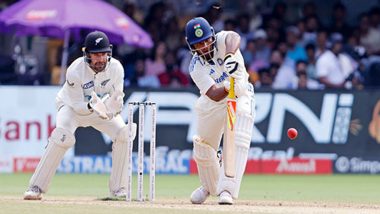 IND vs NZ 1st Test 2024 Day 4: India in Precarious Position, New Zealand Need 107 Runs to Win