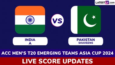 IND A Win By Seven Runs | India A vs Pakistan Shaheens Highlights of ACC Men's T20 Emerging Teams Asia Cup 2024: Tilak Varma and Co Secure Thrilling Victory Over Defending Champions