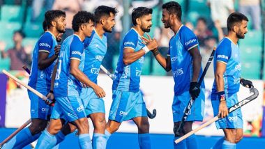 India Men's National Hockey Team Defeats Germany 5-3 in Match 2 of Hockey Test Series; Visitors Clinch Series Victory With 3-1 Win In Shootout