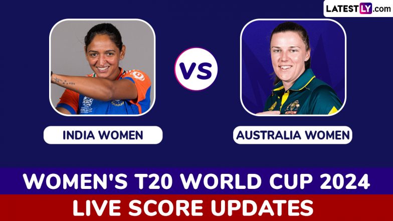 AUS-W Win By Nine Runs | India vs Australia Highlights of ICC Women's T20 World Cup 2024: Women in Blue Suffer Big Blow in Semifinal Race, Aussies Confirm Last Four
