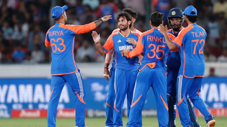 India Beat Bangladesh By 133 Runs in 3rd T20I 2024; Sanju Samson, Suryakumar Yadav Star as Men in Blue Clinch 3-0 Clean Sweep on Historic Night in Hyderabad