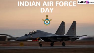 Indian Air Force Day 2024 Wishes, Quotes and HD Images: Send Messages, Greetings and Wallpapers To Celebrate IAF Foundation Day