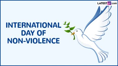 International Day of Non-Violence 2024 Quotes and Images for Free Download Online: Send Messages, Slogans and HD Wallpapers To Honour Mahatma Gandhi’s Legacy of Peace