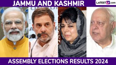 Jammu and Kashmir Assembly Elections Results 2024 Live Streaming on India Today: Watch Live Updates on Jammu and Kashmir Election Result, Winners List, Party-Wise Seat Numbers