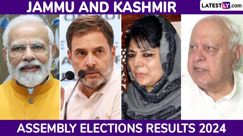 Jammu and Kashmir Assembly Election Results 2024: Congress-NC Alliance Crosses Halfway Mark, BJP Leading on 28 Seats As Per ECI Data