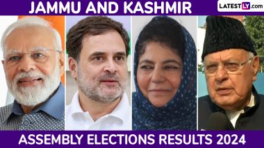 Jammu and Kashmir Election Result 2024 Constituency-Wise Winners List: Seat-Wise List of Winning Candidates From NC, Congress, BJP, PDP and Other Parties in Assembly Elections