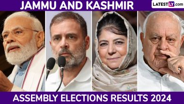 Jammu and Kashmir Assembly Elections Results 2024 Live Streaming on Zee News: Watch Live Updates on Jammu and Kashmir Election Result, Winners List and Party-Wise Seat Numbers