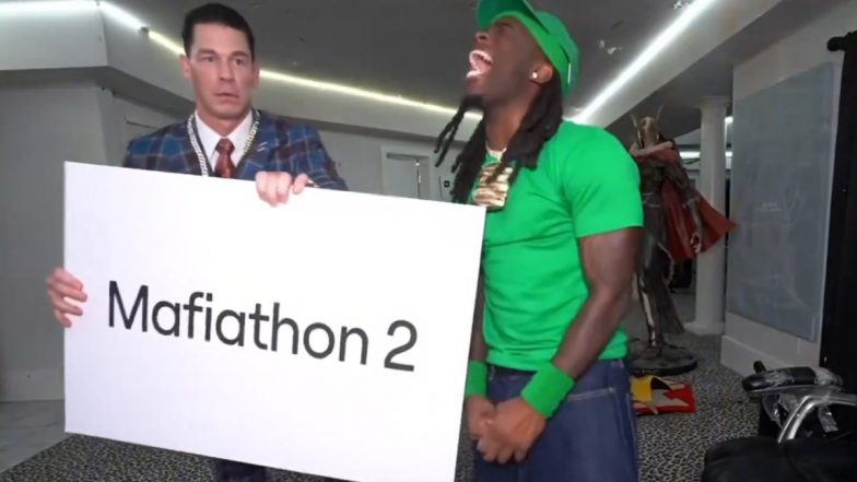 Mafiathon 2: Kai Cenat Collaborates With John Cena to Announce His Second Subathon That Will Begin During His Next Stream (Watch Viral Video)