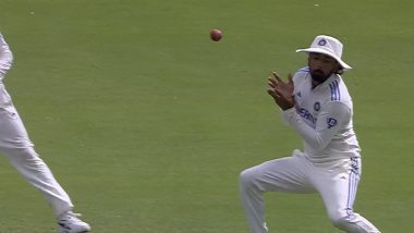 KL Rahul Misses Sitter In Slips, Fails To Attempt Catch During IND vs NZ 2024 1st Test (Watch Video)