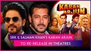 Salman Khan and Shah Rukh Khan&rsquo;s Classic &lsquo;Karan Arjun&rsquo; To Re-Release in Theatres on November 22, 2024!
