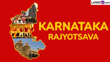 Karnataka Rajyotsava 2024 HD Images and Karnataka Formation Day Wallpapers for Free Download Online: Share Happy Karnataka Day Wishes, Greetings, Messages and Quotes to Celebrate