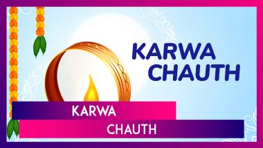 Karwa Chauth 2024 Wishes, Greetings, Quotes and Messages To Celebrate the Festival