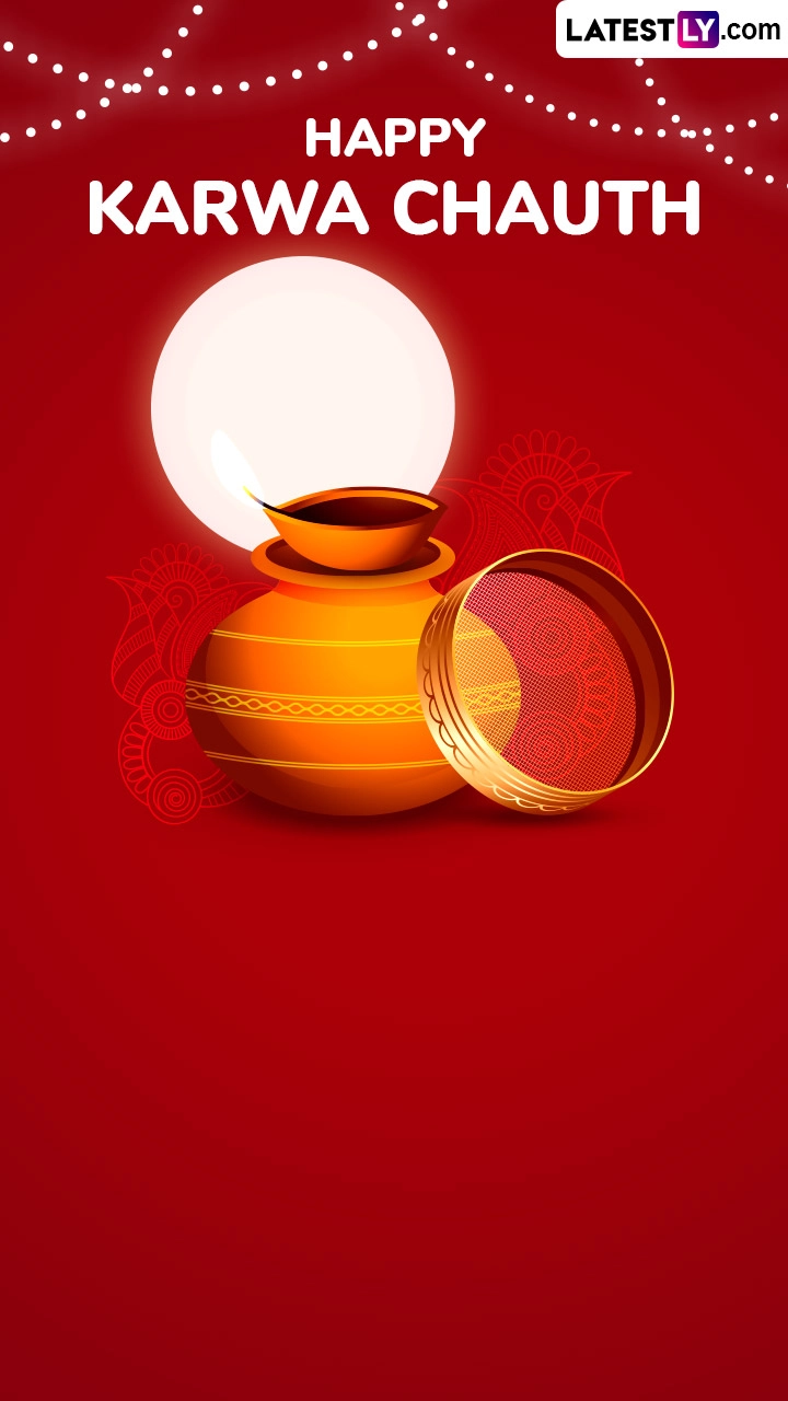 Happy Karwa Chauth 2024 Greetings, Images and Wallpapers For Festival