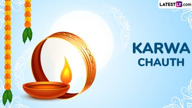 Karwa Chauth 2024 Wishes: Send Happy Karva Chauth Greetings, WhatsApp Messages, Images, Quotes and HD Wallpapers To Celebrate the Festival